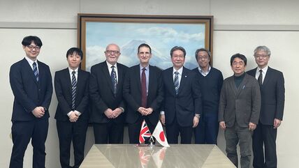 The Head of Department from the University of York in the UK paid a visit 画像