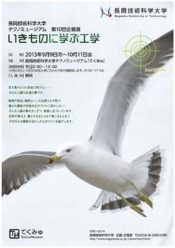 テクノミュージアム 第10回企画展　いきものに学ぶ工学 画像