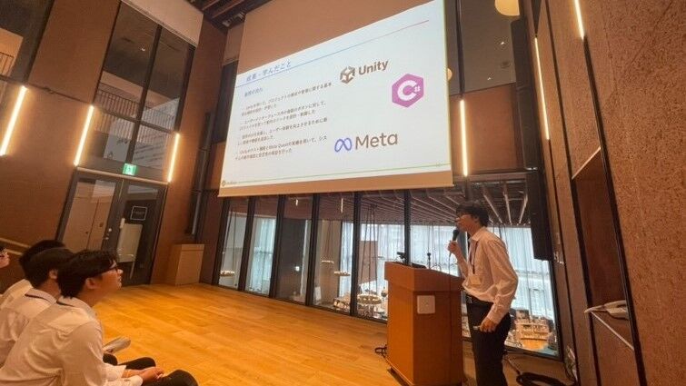 学生の発表の様子