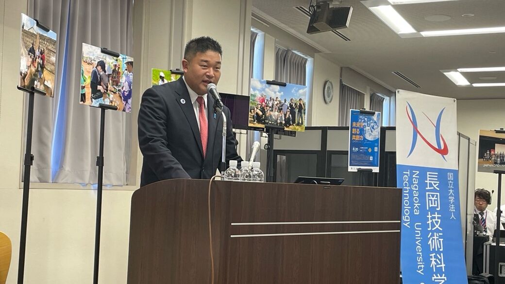 自民党国際協力調査会・TICADプロジェクトチーム事務局長 草間剛 衆議院議員による挨拶