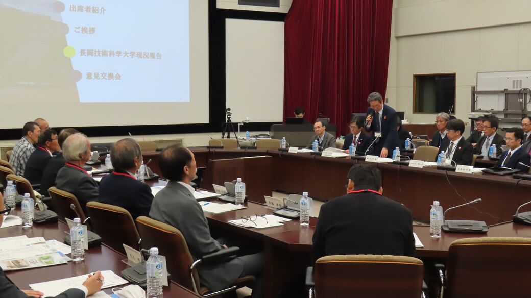 地元懇和会(意見交換会)の様子