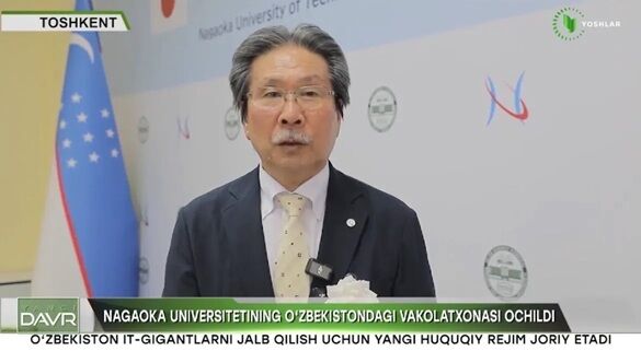インタビューの様子