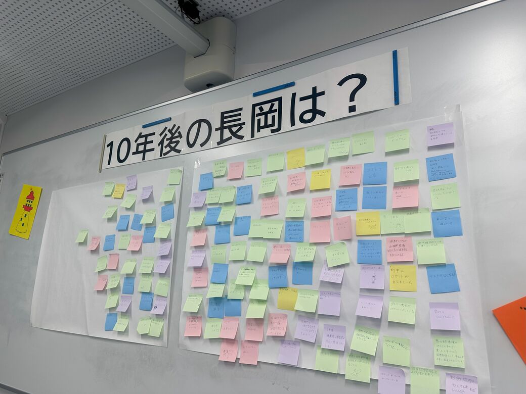 学生や地域の皆様が思い描いた「10年後の長岡」