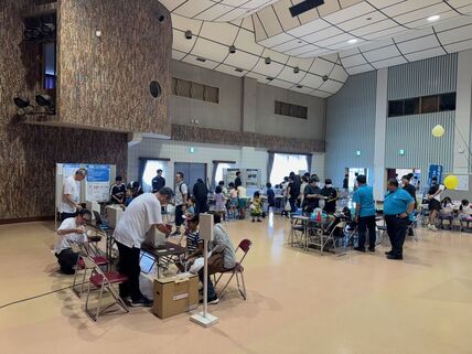 「わくわくどきどき科学教室in長島2025」にブースを出展しました 画像