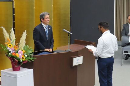 入学式（令和7年9月）を挙行しました 画像