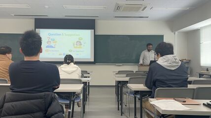 インド工科大学マドラス校留学生による研究報告会が行われました 画像