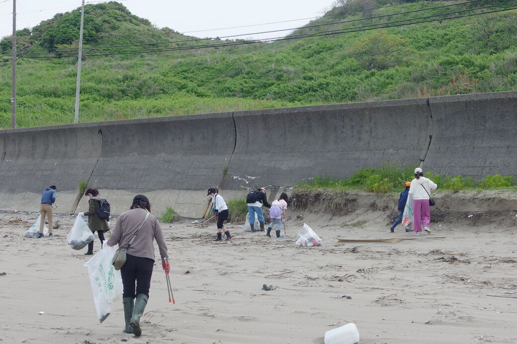 海岸清掃×学び2023