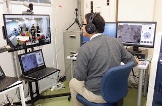 完全遠隔利用の様子