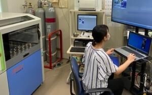 完全遠隔操作の実証実験の様子2