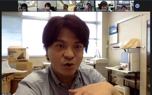 長岡技科大と函館高専での分析打ち合わせの様子