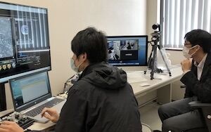 完全遠隔操作の実証実験の様子