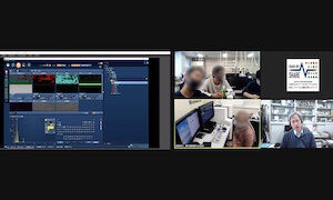 半遠隔利用の様子