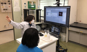 接続テストの様子1