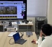 機器の遠隔化と接続テストの様子4
