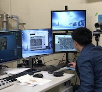 完全遠隔操作の実証実験の様子2