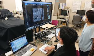 完全遠隔操作の実証実験の様子1