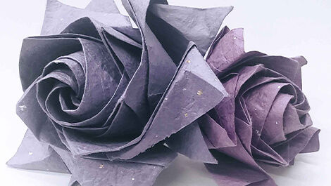 折り紙サークルの活動の様子