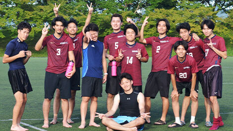 サッカー部の活動の様子